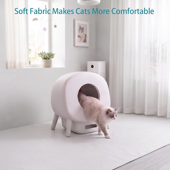 Waterproof Pad for Self Cleaning Litter Box | Washable Removable Cat Litter Box Pad, Leak-Proof Replacement Liner Accessories