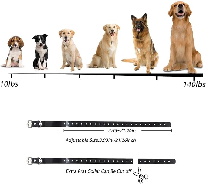 Plkm Dog Wireless Fence Pet Electric Container System | No Randomly Correction Safe Harmless Dog Fence, Adjustable Control Range, Waterproof Rechargeable Dog Fence Collar Receiver