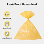 VETRESKA Dog Poop Bag Dispenser with Daisy Scented Waste Bags, 105 Counts | Leak Proof and Extra Thick Pet Waste Bags for Dog Walking and Cat Litter