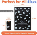 Best Pet Supplies GRS Poop Bags for Dogs - Black, 600 Count, Unscented | Unscented, 50% Post-Consumer Recycled Plastic, Leak-proof, Easy-Tear perforations, Thick Bags, Fits Standard Holders