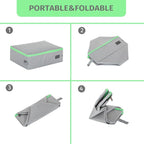 PETSFIT Travel & Portable Cat Litter Box - Leak-Proof, Waterproof Bottom, Collapsible Litter Boxes Perfect for Hotel/Lawn/Car Travel