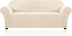 Couch Covers for 3 Cushion Couch Sofa Pet Friendly Extra Large Couch Cover for Oversized Sofa Washable Furniture Protector Fitted Sofa Slipcovers Stay in Place(XL Sofa, Biscotti Beige)