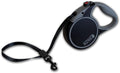 Alcott Kong Terrain Retractable Dog Leash, Small, Black, 16' Long