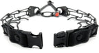Herm Sprenger Prong Collar for Dogs Training - 2.25mm Prongs for Small Dogs with 14-19" Neck - Quick Release Buckle & Swivel Ring for Easy Use - Made of Durable Black Stainless Steel in Germany