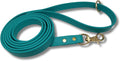 Gummy K9 Dog Leash, Biothane, Dog Training Leash, Made in The USA, 6 Feet, Various Sizes & Colors (1/2, Teal)