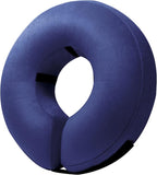 BENCMATE Inflatable Dog Cone Collar Alternative, Soft Dog Cone for Small Medium Large Dogs and Cats, Neck Recovery ECollar Donut Collar After Surgery (Large, Navy Blue)