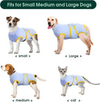 Kuoser Recovery Suit for Dogs Cats, Soft Dog Surgery Suit Female Male Spay | Professional Dog Onesie for Surgery, Substitute E-Collar & Cone, Prevent Licking Dog surgical suit Pet Neuter Suit