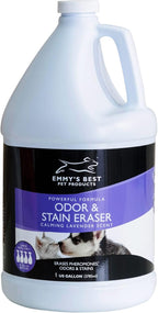 Pet Odor & Stain Eraser – Urine Enzyme Carpet Cleaner, Lavender, 128 oz