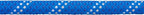 Ruffwear, Knot‑a‑Leash, Climbing‑Inspired Rope Leash, 5 ft Reflective Rope, Secure Auto‑Locking Swivel Carabiner, Tubular Handle, Accessory Loop for Pick‑Up Bags, Blue Pool, Small