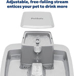 PetSafe Oasys Pet Fountain, 2 Gallon (256 oz), Cats, Dogs & Multi-Pet Homes | Adjustable Water Flow, Whisker-Friendly Tray, Dishwasher-Safe, Replaceable Carbon & Foam Filters Included