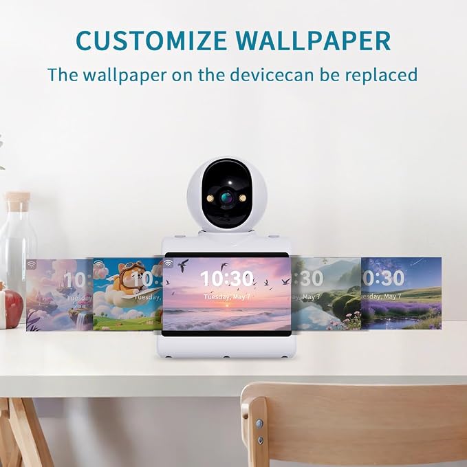 Two Way Video Camera,Dual-Band(5G/2.4G)Indoor Home Security Cameras,Baby Motion Pet Dog Camera with Phone App,Motion for Elderly/Nanny/Pet/Dog/Baby,Audio Calling Device Pan Til,Motion Detection
