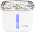 PetSafe Viva Pet Water Fountain, 64 oz, for Cats and Small Dogs | 64 Oz Capacity, Rust-Resistant Stainless-Steel Bowl, Whisper-Quiet Pump, Dishwasher Safe, Filters Included