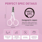 Necoichi Purrcision Stainless Steel Cat Nail Clipper, Made in Japan (Lilac)