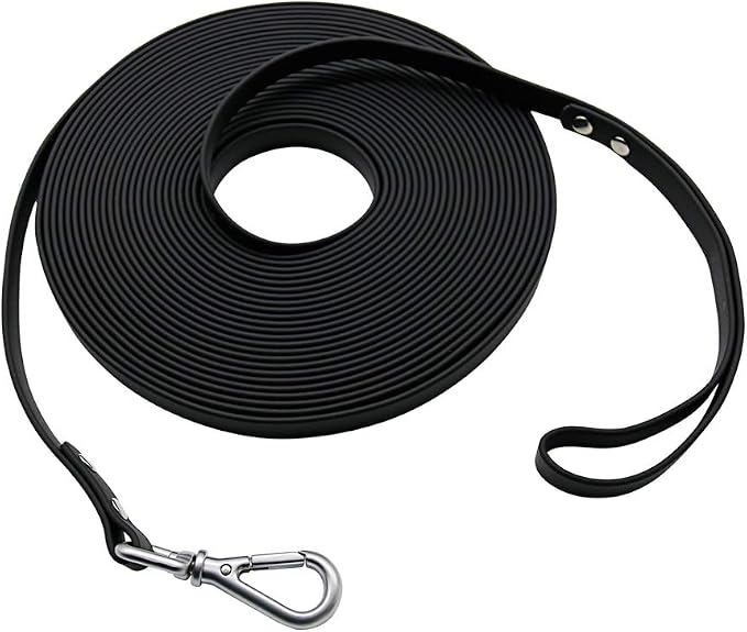 Waterproof Long Dog Leash Recall Training Lead 5 10 16 30 50 Foot for Large Medium Small Dogs Outdoor Training Walking Playing and Camping