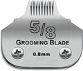 Detachable Stainless Steel Dog Blades for Andis & Oster A5 Grooming | Compatible with Oster A5,Wahl KM10 Series Clippers,Size-5/8 Cut Length 1/32-inch(0.8mm)