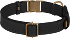 AirTag Dog Collar - Genuine Leather Dog Collar with Apple AirTag Holder and Metal Buckle - Smart GPS Tracking Pet Collars (Black, XL, 20"-25" Neck Fit)