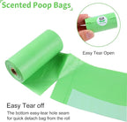 ECO-CLEAN 360 Count Dog Poop Bags with Dispenser, Leak-Proof, Unscented, 0.2 Ltr Capacity, Indoor/Outdoor Use | Leak-Proof, Unscented Doggie Waste Bags for Dogs, Cats