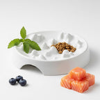CatGuru Whisker-Friendly Slow Feeder Cat Bowl for Healthy Digestion | Perfect for kittens, adult, and senior cats. Encourages calm, healthy eating habits at every age.