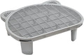 SpaceTime Cat Litter Mat Litter Trapping Mat,20.08"x15.94"x5.91"Large Dual-Layer Cat Litter Box Mat for Kitty,Floor Protection,Waterproof Urineproof(Grey)