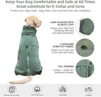 Dog Pajamas for Large Dogs,Extra Large Stretch, Suitable for Adult, Medium-Sized Dogs, Large Pet Jumpsuit Four-Legged Dog Clothes, Pet Clothing. (Green Color, 4XL)