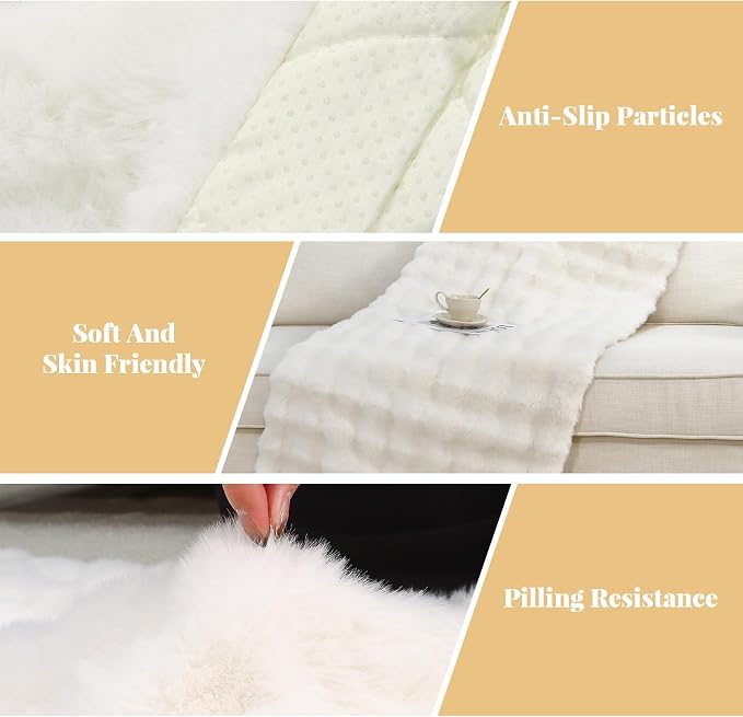 Couch Covers for Dogs, Pet Sofa Covers Washable Leather Couch Thick Fuzzy Couch Protector for Dogs, Non-Slip Pet Friendly Sofa Slipcover Mat for Couches Furniture Plush Loveseat Covers, 27.6"x59.1"