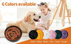 8.66 in Black Ceramic Dog Bowl Slow Feeder for Medium and Large Breed Dogs, Anti-Choking and Slowing Down Eating Time, Heavy Weighted Non-Slip Base