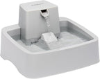 PetSafe Oasys Pet Fountain, 1 Gallon (128 oz), Cats & Small-Medium Dogs | Adjustable Water Flow, Whisker-Friendly Tray, Dishwasher-Safe, Replaceable Carbon & Foam Filters Included