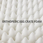 Patas Lague Orthopedic Large Dog Bed Pet Sofa Beds 48''X30''Navy Blue | L Bolster Egg-Crate Foam Dog Couch For Large Sized Dogs, Waterproof Removable Washable Cover, Pet Mat with Nonskid Bottom