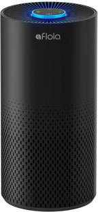 Afloia Air Purifier for Home Large Room Bedroom up to 1076 Sq Ft | 3-Stage Filter, 22dB Sleep Mode, 7 Color Light, 2/4/8H Timer, Kilo Black