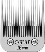5/8HT Grooming Ceramic Pet Clipper Blades Compatible with Andis & Oster A5 | Cut Length 5/8 inch,Compatible with Wahl KM10 Series Clippers