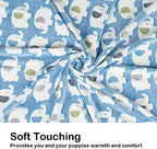 Dono 1 Pack 3 Dog Blankets, Soft Fluffy Fleece Pet Blanket Warm Sleep Mat Paw Print Design Puppy Kitten Throw Blanket Doggy Mat, Blanket for Dogs - Image 4