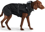 Dog Raincoat with Built-in Harness, Dog Rain Jacket with Clear Hood | Rain Coat For Medium Dogs, Doggy Poncho With Leash Hole, Reflective Strips, For Rainy Snowy Weather Walks, Hiking Camping, XL