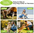 Dog Tie Out Cable - Chew Proof Steel Wire Lead - 360° Tangle Free Outdoor Leash for Pups - Dog Runner Cable for Small to Medium Dogs (Green, 45lbs/50ft)