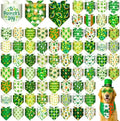 72 Pcs St Patrick's Dog Bandanas Bulk St Patrick's Bandanas for Dog Adjustable Washable Pet Triangle Scarf Soft Kerchief Bib for Irish Party Holiday Pet Costume Accessories by Bulyoou