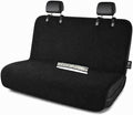 ZIMABLUE Waterproof Towel Rear Seat Cover for Cars, SUVs, Trucks & Sedans, Heavy Duty Sweat Towel Back Seat Protector for Post-Gym, Beach, Dogs & Kids, Machine Washable, Non-Slip, Black, 55" x 59"