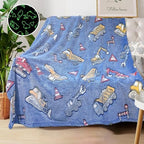COMFAR Tractor Blanket for Boys, Construction Blanket for Boys, Car Blanket for Boys, Kids Blankets for Boys, Toddler Blanket for Kids, Personalized Baby Blankets for Boys, Birthday 40"x 50" by COMFAR