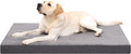 KSIIA Orthopedic Dog Bed for XL Dogs with Waterproof Lining,Dark Grey,47x29 | Deluxe Soft Plush Dog Crate Bed, Washable Pet Mat with Removable Cover&Egg Crate Foam for Extra Large Dogs Sleeping&Relaxing