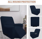 Easy-Going 100% Waterproof Recliner Chair Cover，1-Piece Recliner Slipcover | Dual Waterproof Couch Cover for Recliner，Leakproof Furniture Protector for Kids Pets Dog Cat Daily Stain, Dark Blue