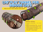 48" Cat Tunnel Mesh Play House | Collapsible Design | Breathable Mesh | Indoor & Outdoor | Connects to Cat Tents