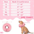 Supet Inflatable Dog Cone Collar Alternative After Surgery, Dog Neck Donut Collar Recovery E Collar to Stop Licking, Soft Pet Cone for Small Medium Large Dogs