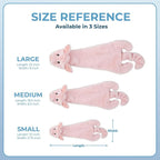 Best Pet Supplies Squeaky Dog Toys with Soft Durable Fabric for Small, Medium and Large Pets Interactive Toy for Indoor Play, Supports Active Biting and Play - 1Wild Duck, Pig, Medium