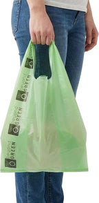 Title: beyondGREEN Dog Poop Bags With Handles, Unscented Large Dog Waste Bags, Wide & Thick Pet Waste Bags with Easy-Tie Handles, Heavy Duty Leak-Resistant Bags for Dogs & Cats, 100 Count