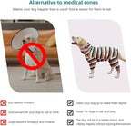 Dog Pajamas for Large Dogs,Extra Large Stretch, Suitable for Adult, Medium-Sized Dogs, Large Pet Jumpsuit Four-Legged Dog Clothes, Pet Clothing. (Yellow-Green Bar, 2XL)