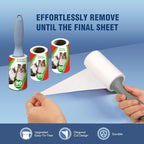 Pet Hair Lint Rollers, 3 Pack, 90 Sheets Each– Reusable Sticky Roller for Pet Hair, Cat & Dog Hair Remover, Lint Remover, Pet Hair Remover for Furniture, Clothing & Cars
