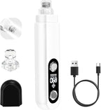 5-Speed Dog Nail Grinder with 2 LED Lights & Smart LED Screen,Quiet Electric Pet Nail Trimmer, Rechargeable Paws Grooming and Smoothing Tool for Large Medium Small Dogs,Cats and Pets