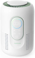 Momcozy Air Purifier for Bedroom with Dimmable Night Light for Small Room | Air Purifier for Baby with True HEPA & Activated Carbon Filter, Real-time PM2.5 Air Monitor, 4 Fan Speeds, 21dB Sleep Mode