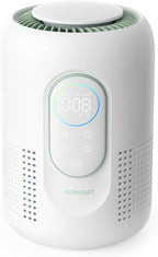 Momcozy Air Purifier for Bedroom with Dimmable Night Light for Small Room | Air Purifier for Baby with True HEPA & Activated Carbon Filter, Real-time PM2.5 Air Monitor, 4 Fan Speeds, 21dB Sleep Mode