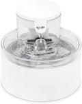 PetSafe Outlast Pumpless Cat Water Fountain, 60 oz/1.7L, Dishwasher Safe | Pumpless HydroSpin Design Circulates 60 Oz Water, Ion-x Carbon/Ion-Exchange Filter, Smart Sensors Slow Flow at Night