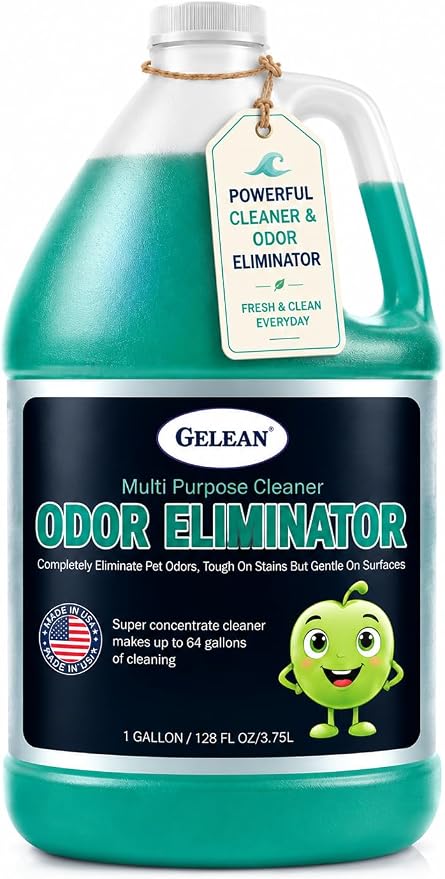 Multi Purpose Cleaner Pet Odor eliminator - pH Neutral - Strong Odor Floor Cleaner - Pet Odor Eliminator for Home - Best Scent Remover for Cat and Dog Pee All Purpose Cleaner 1 gallon (Sky Breeze)