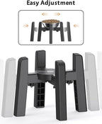 Elevated Dog Bowl, Raised Dog Bowl Stand with Stainless Steel Bowl | Elevated Pet Water & Food Bowl for Medium Dogs, Stable and Anti-Slip Raised Bowl